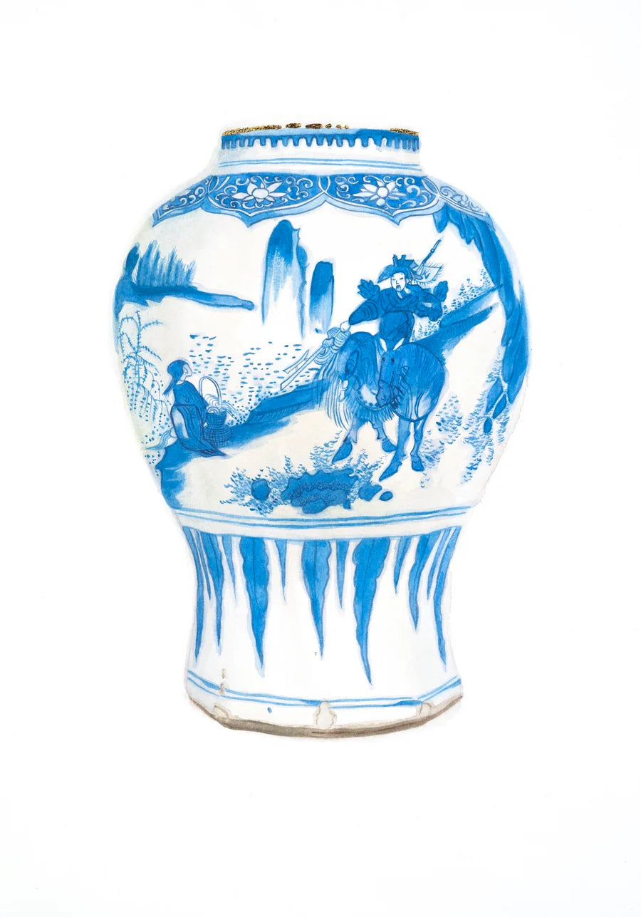 Ming Dynasty Octagonal Vase from the Chongzhen Period