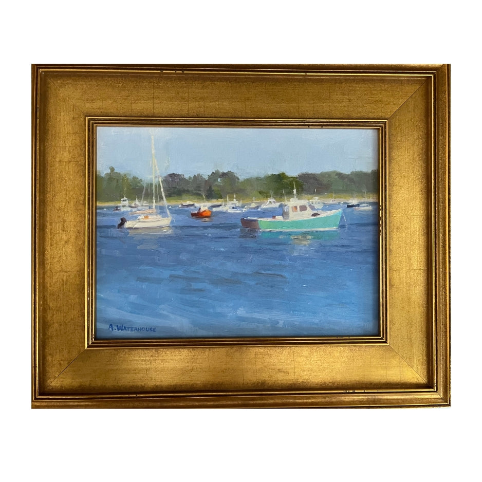 "Colorful Cohasset", original oil by Amber Waterhouse