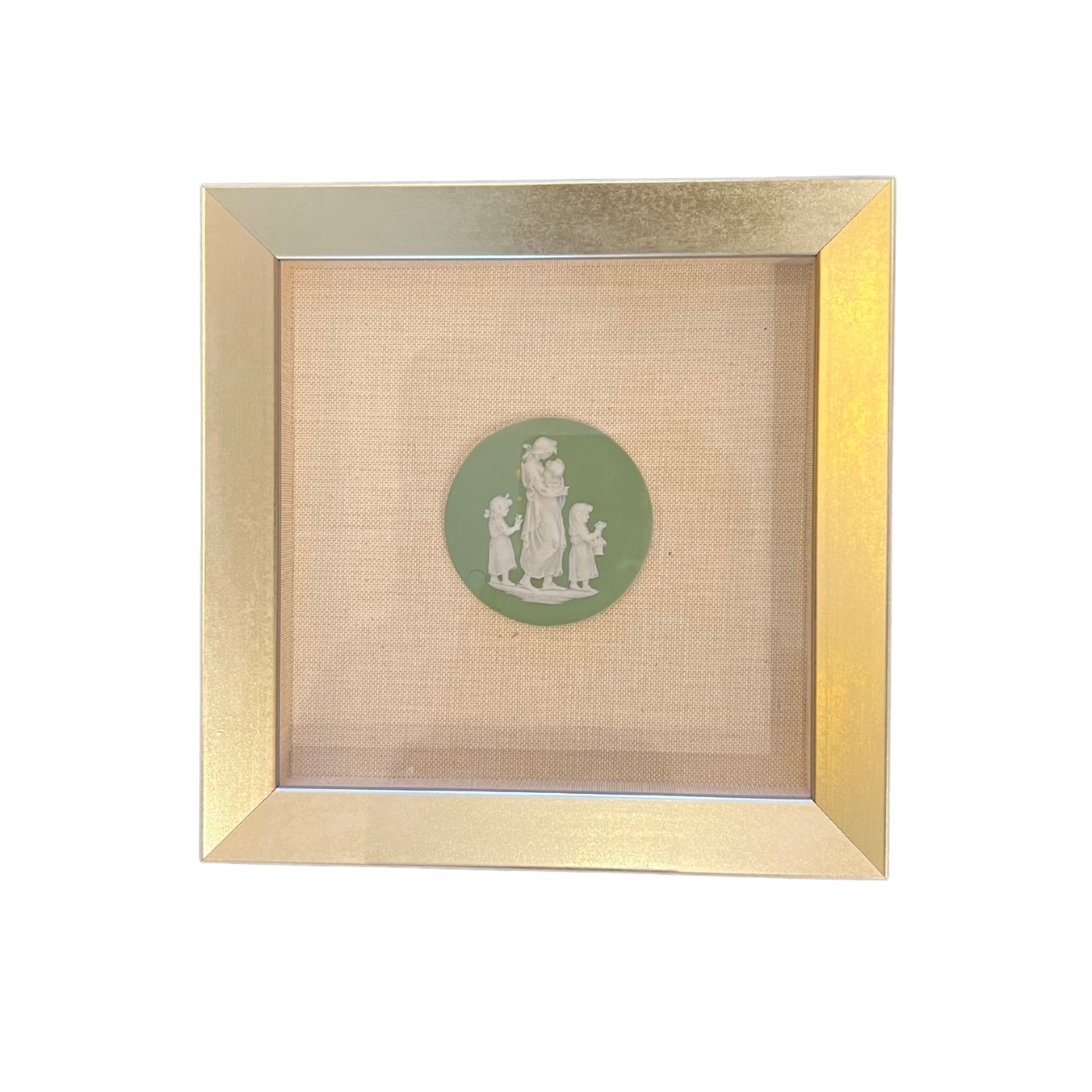 Framed Wedgewood plaque