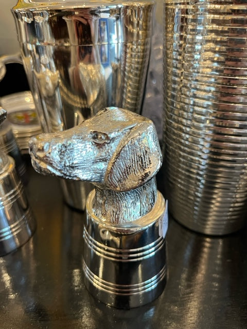 Dog stirrup cup