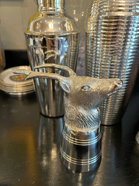 Stag stirrup cup