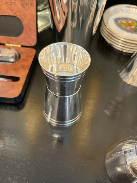 Sleek cocktail jigger
