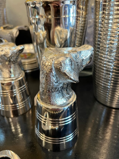 Dog stirrup cup