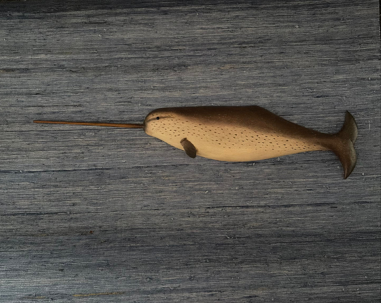 Hand Carved Narwhal
