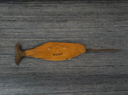 Hand Carved Narwhal