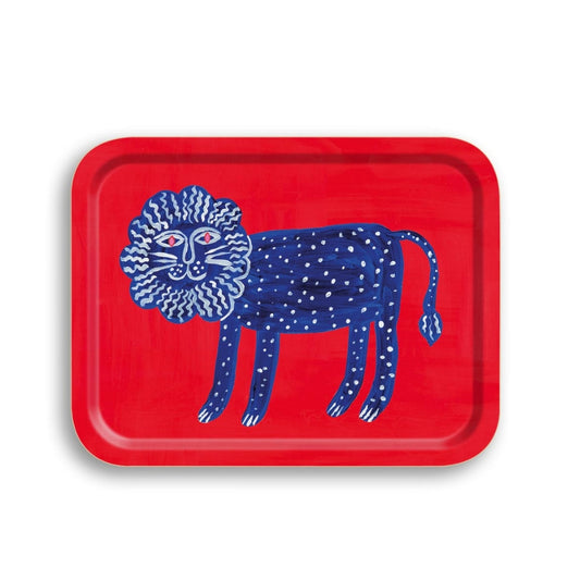 Avenida Home Red Lion Birch Wood Tray