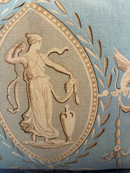 Quadrille Custom Wedgwood Pillow 22"
