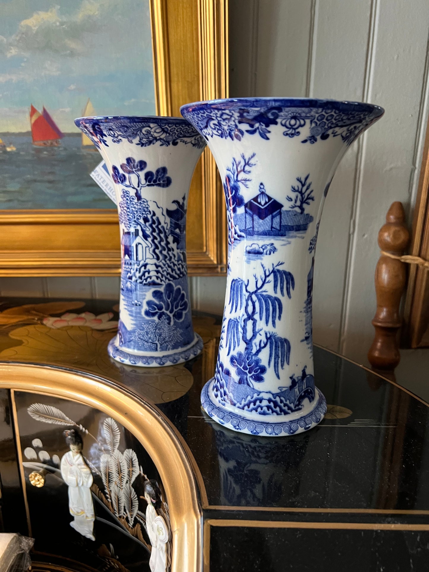 Pair of Willow Vases