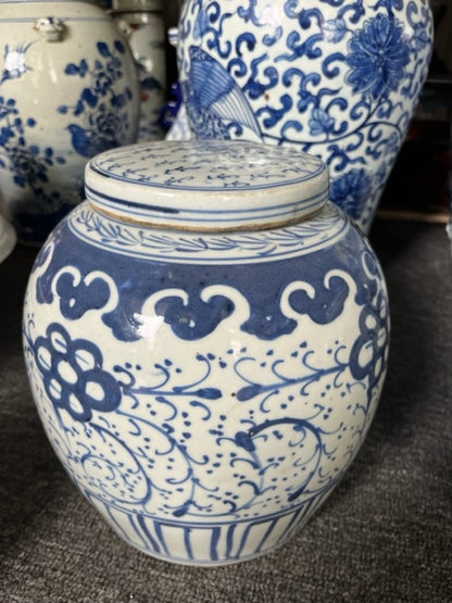 Blue & White Ginger Jar 