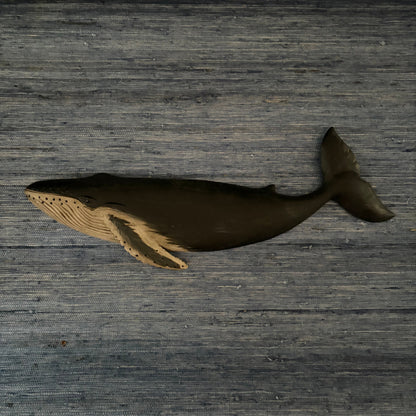 Hand Carved Wood Whale