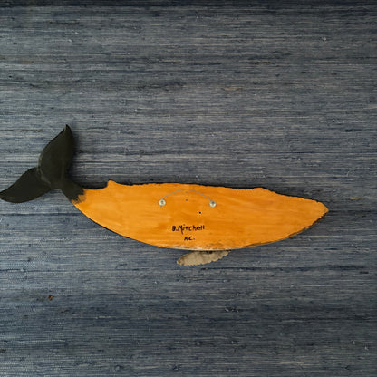Hand Carved Wood Whale