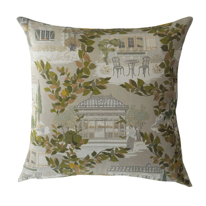 Post House Design Maison Veranda Pillow
