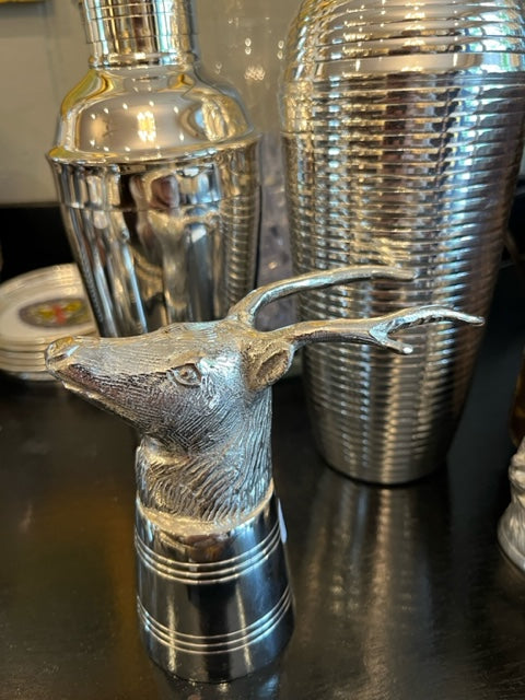 Stag stirrup cup